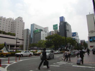 博多駅筑紫口側風景