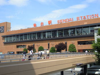仙台駅西口側ペデストリアンデッキ