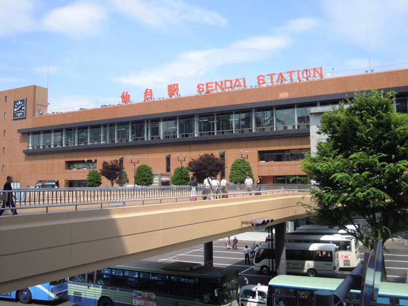 ＪＲ仙台駅・仙台駅西口側から見るステーションビル