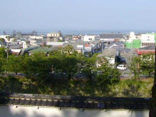 島原城からの眺望